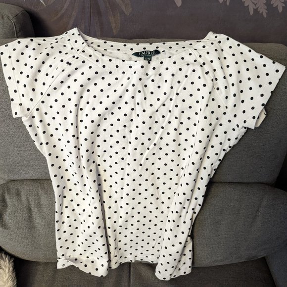 Ralph Lauren polka dot cotton top - Picture 6 of 6